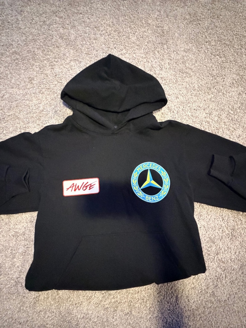 Mercedes-Benz Men's Black Hoodie S and M